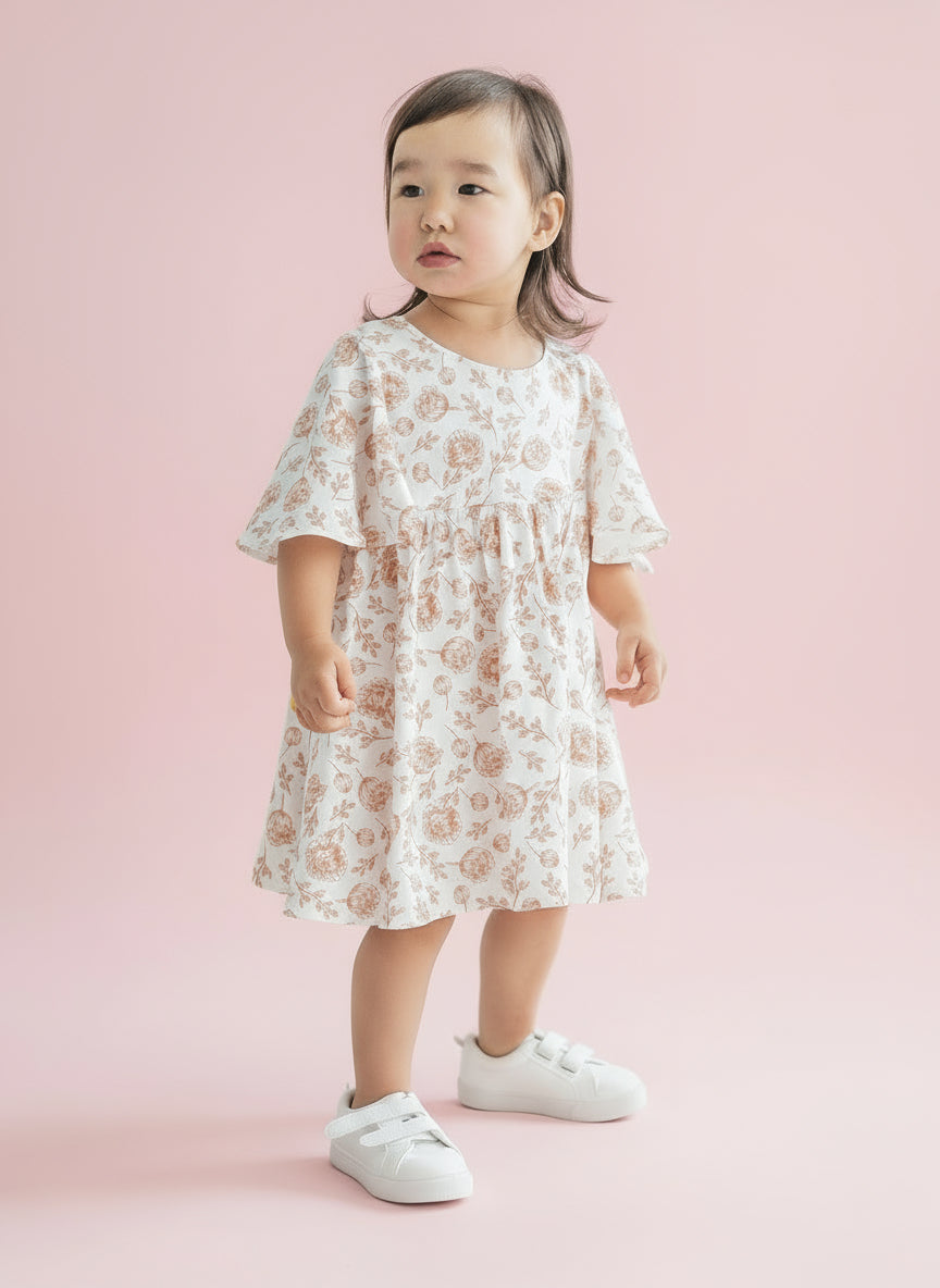 We Fly High Dress - Blush Peony