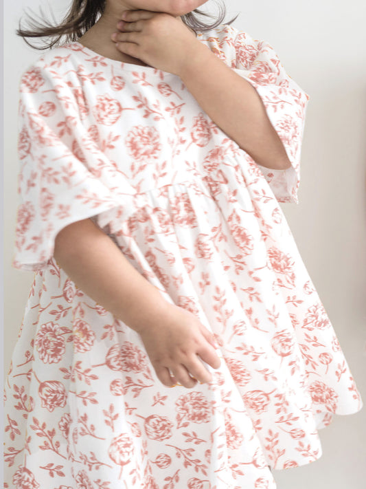 We Fly High Dress - Blush Peony