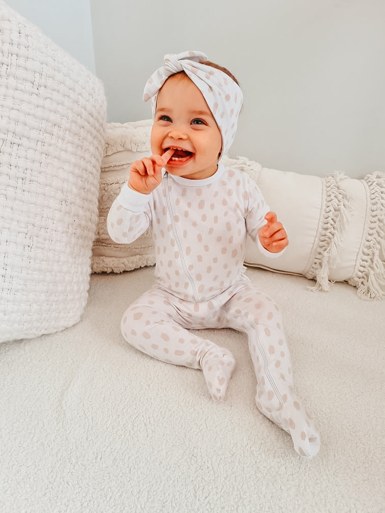 Knot Headband - Blush Cheetah