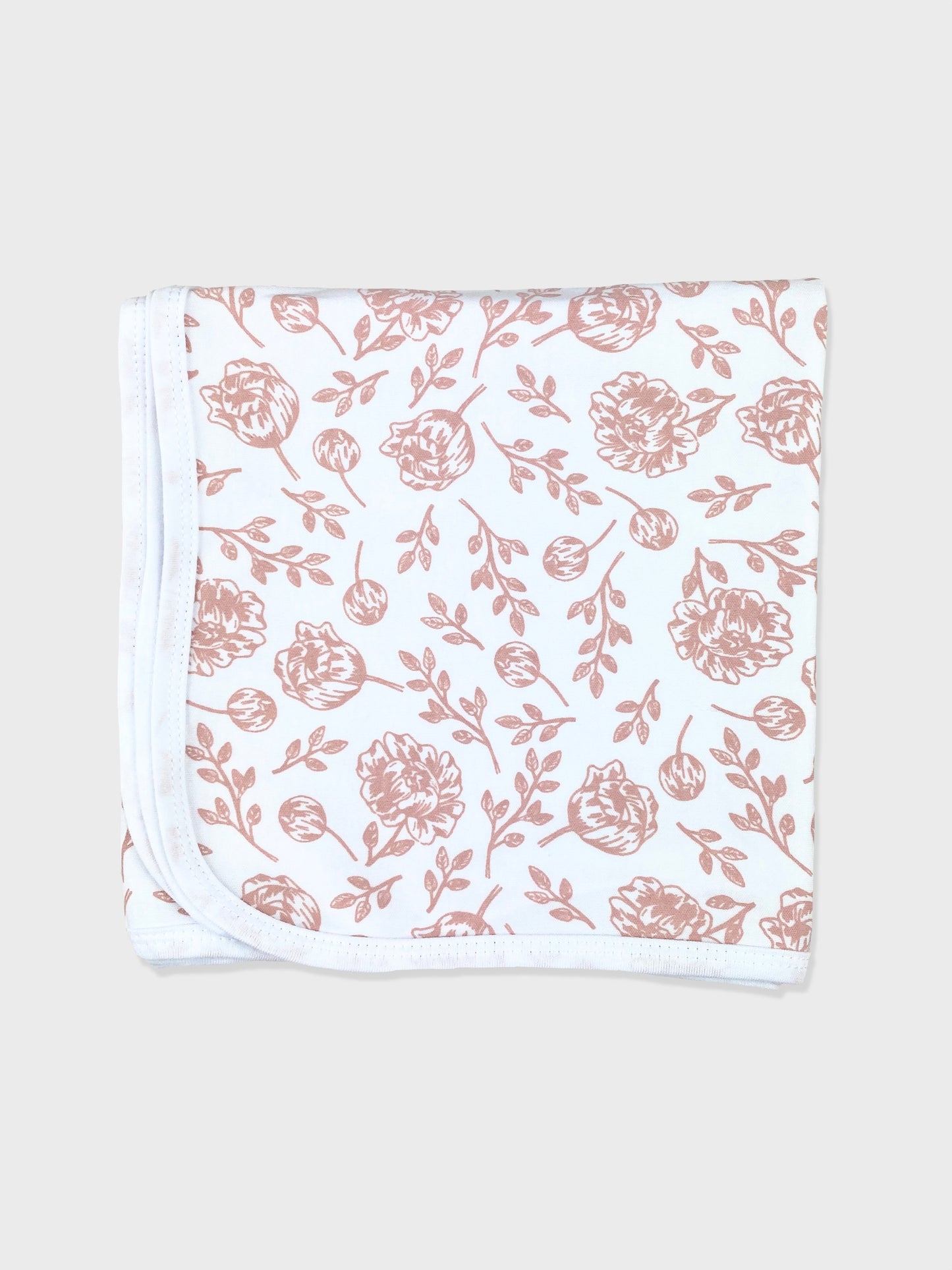 Blush Peony Baby Blanket Kit & Cradle