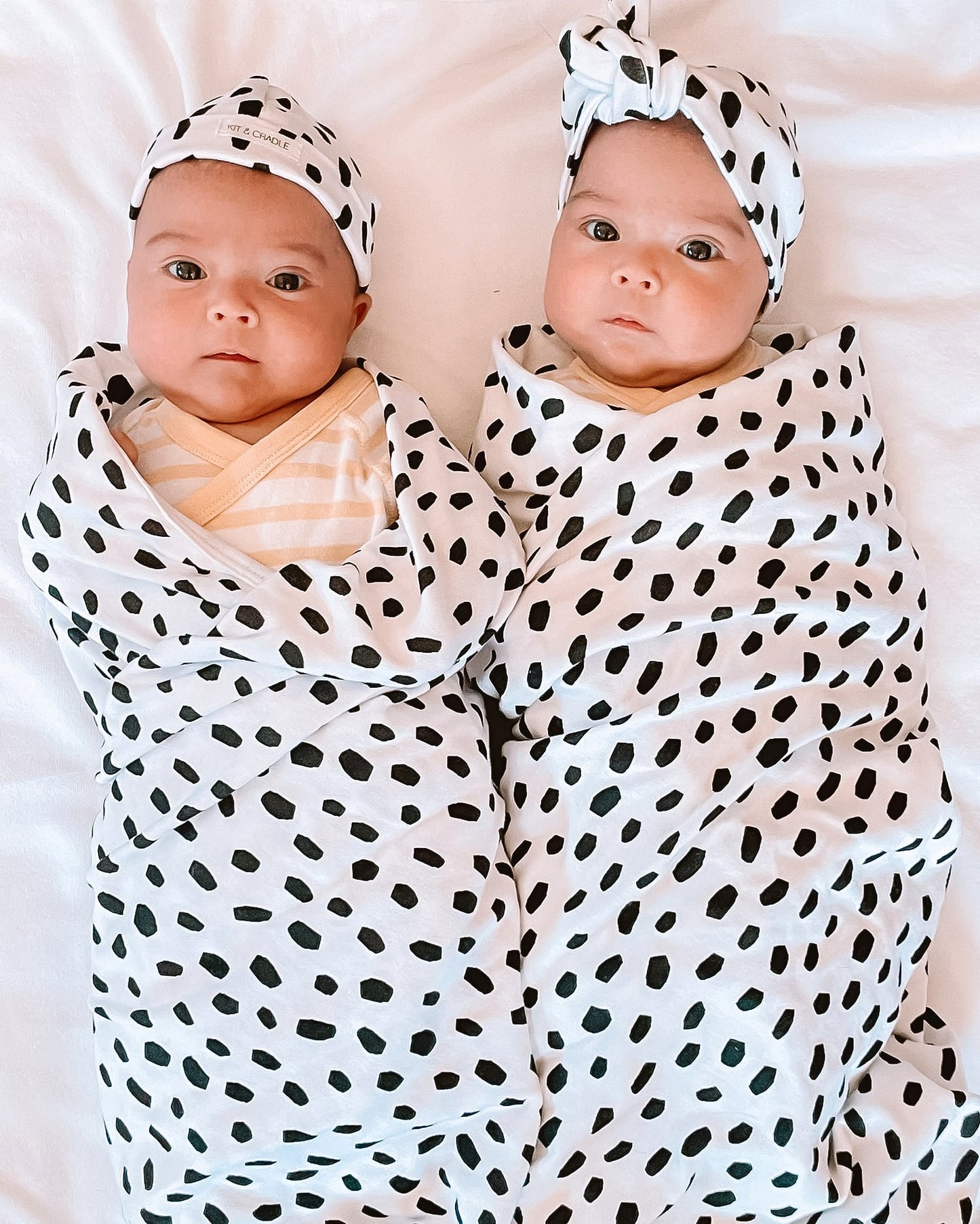 New Arrival Set with Headband - Black Cheetah