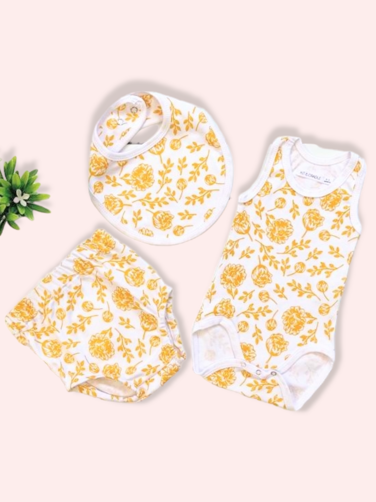 Singlet & Bloomers Set - Golden Peony