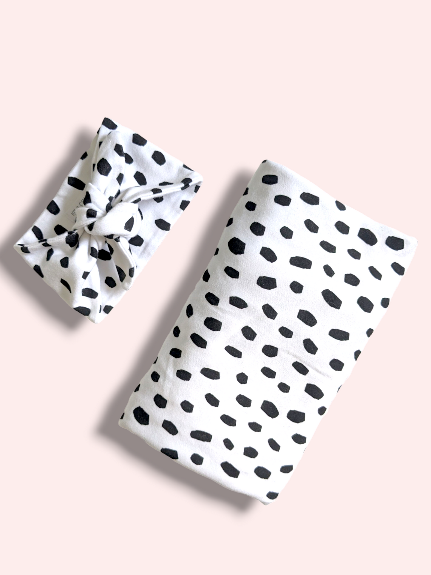 New Arrival Set with Headband - Black Cheetah