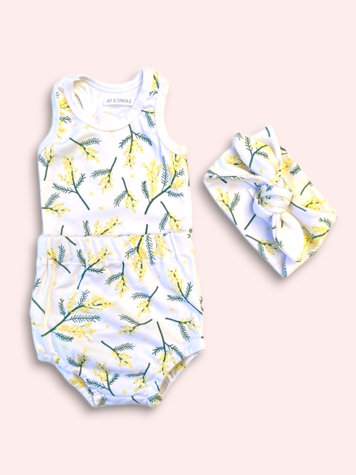 Singlet & Bloomers Set - Wattle