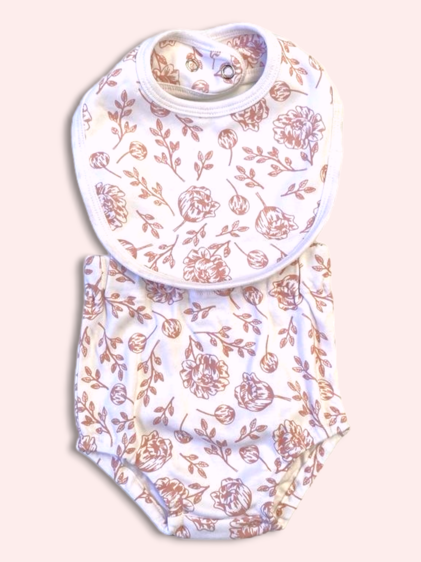 Singlet & Bloomers Set - Blush Peony