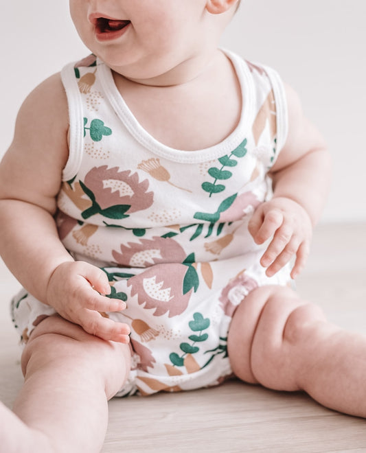 Singlet & Bloomers Set - Protea