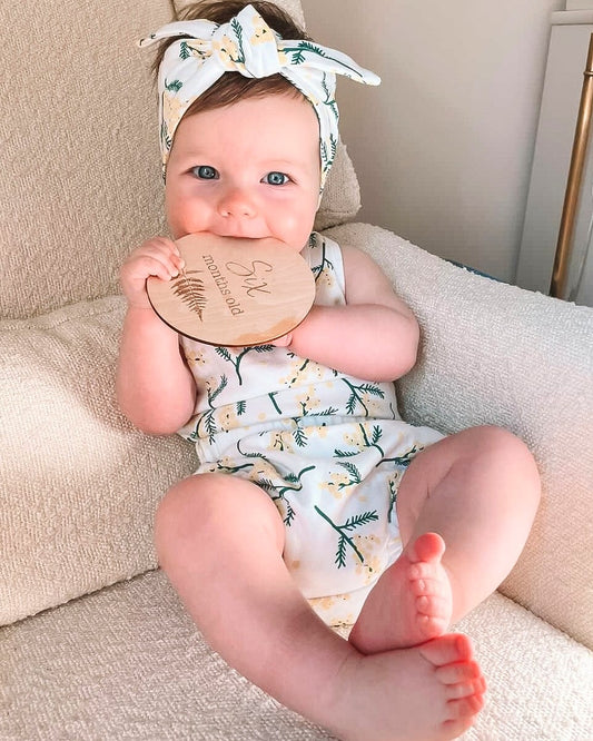 Singlet & Bloomers Set - Wattle