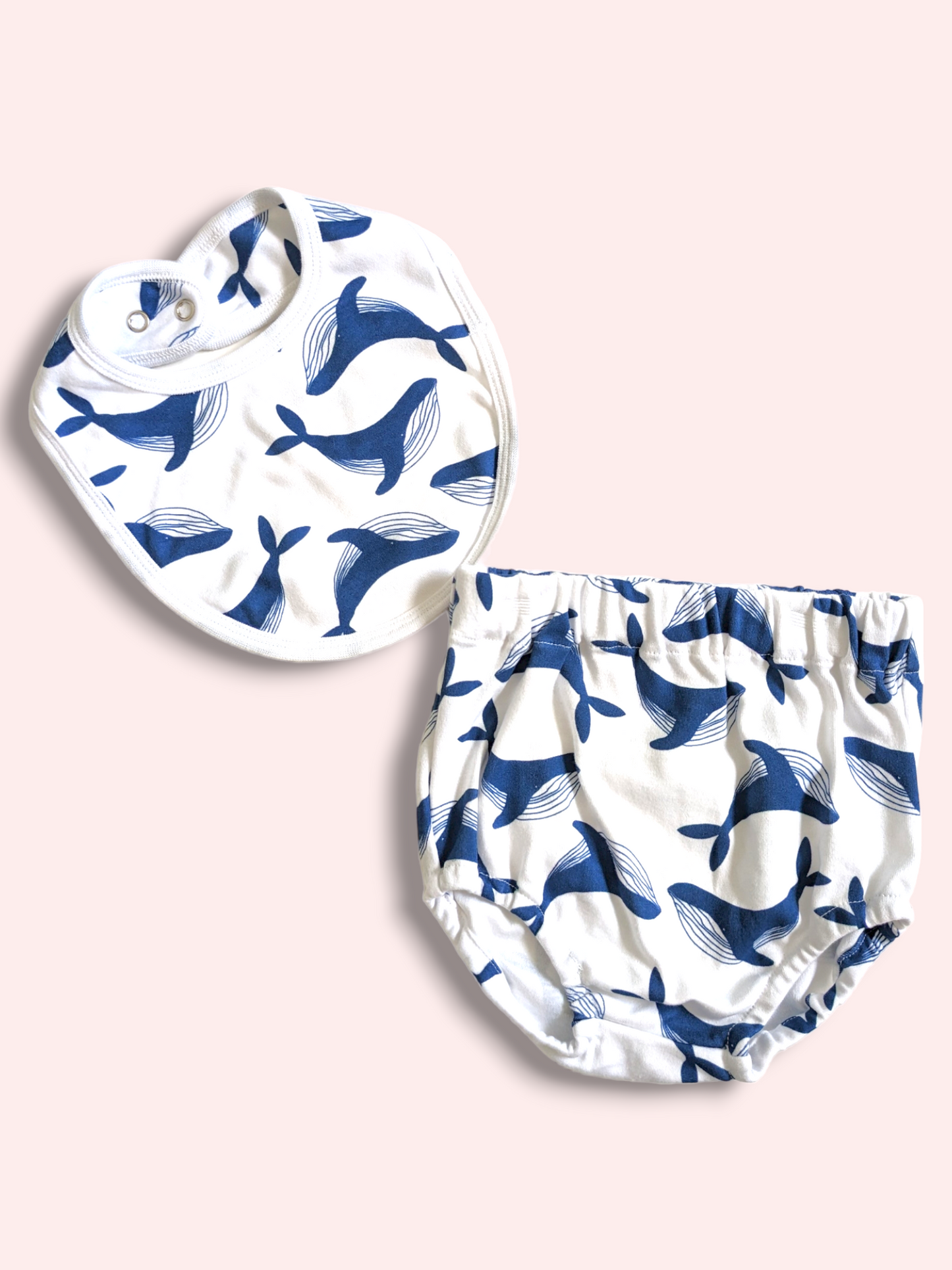 Bib & Bloomers Set - Whale