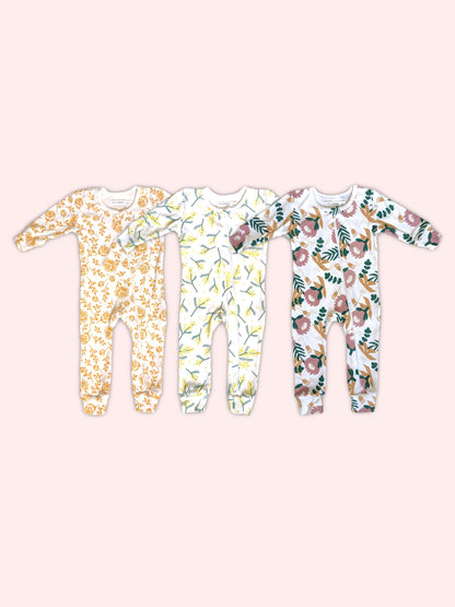 Triple Pack - Full Bodysuit Bundle for Girls