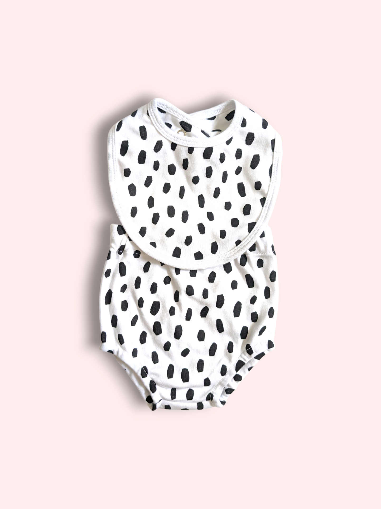 Singlet & Bloomers Set - Black Cheetah