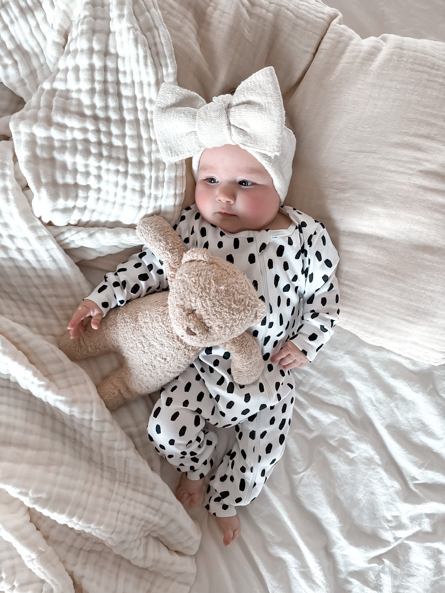 Organic Full Bodysuit - Black Cheetah