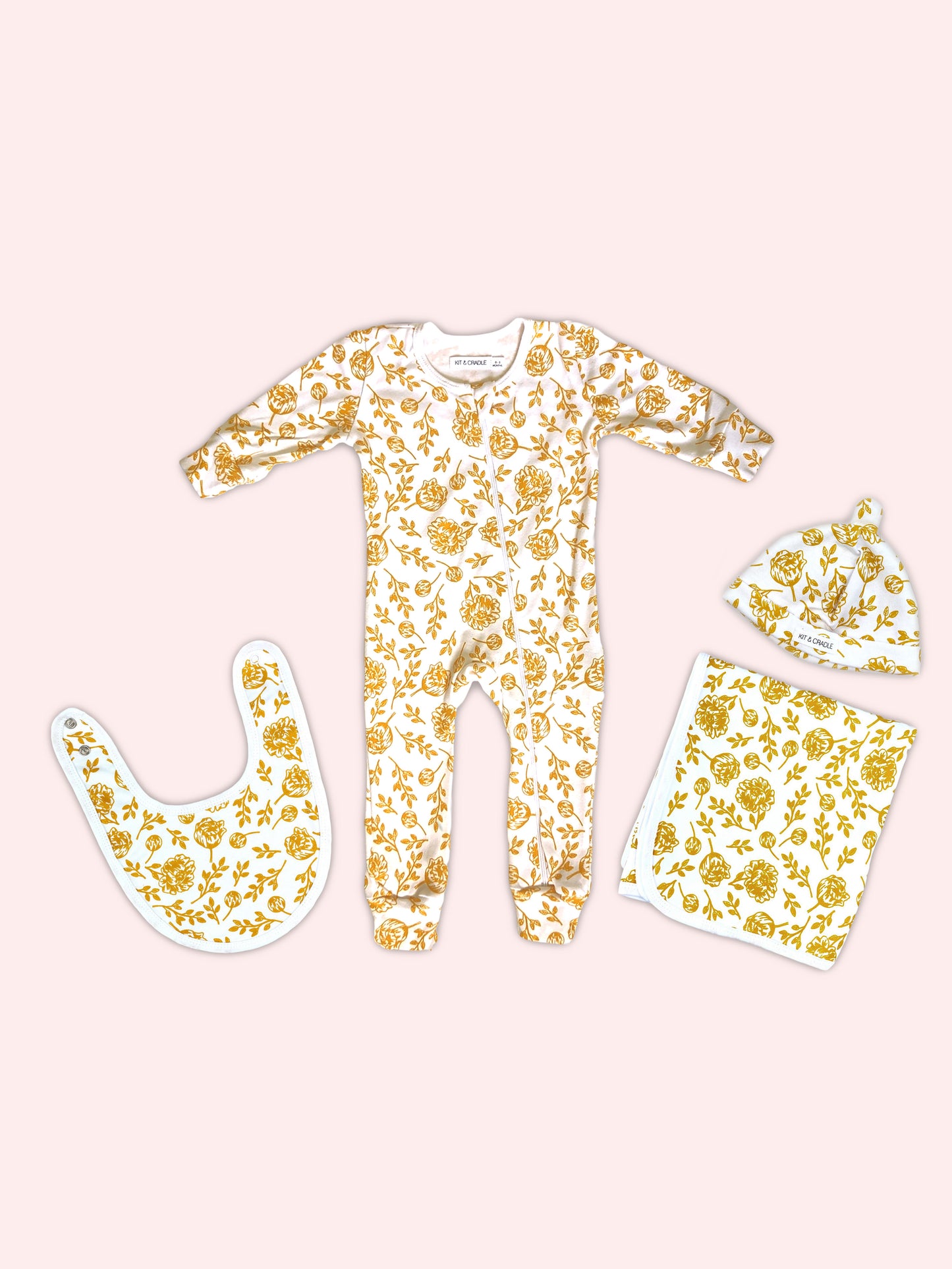 Winter Baby Essentials Bundle - Golden Peony