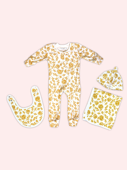 Winter Baby Essentials Bundle - Golden Peony