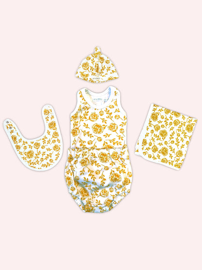 Summer Baby Essentials Bundle - Golden Peony