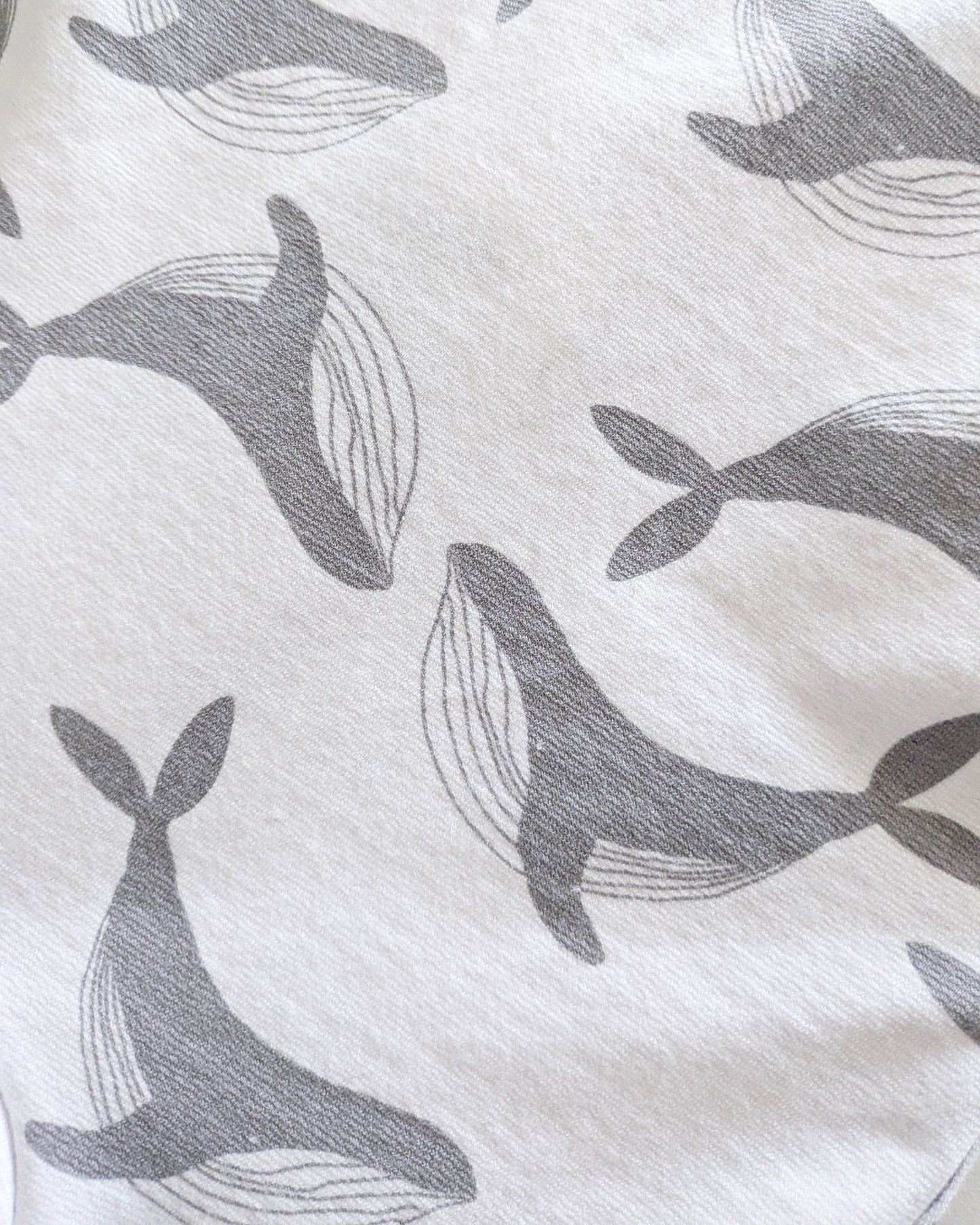 Organic Full Bodysuit - Grey Whale