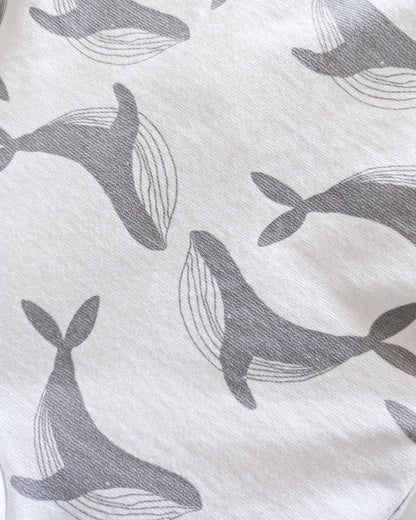 Organic Full Bodysuit - Grey Whale