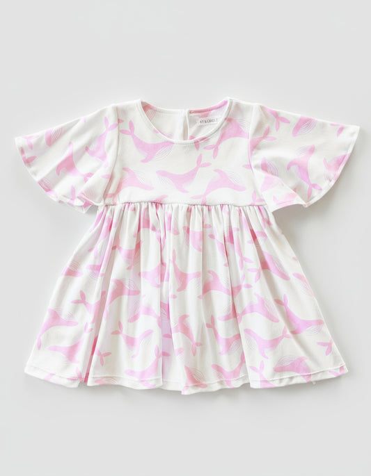 We Fly High Dress - Pink Whale