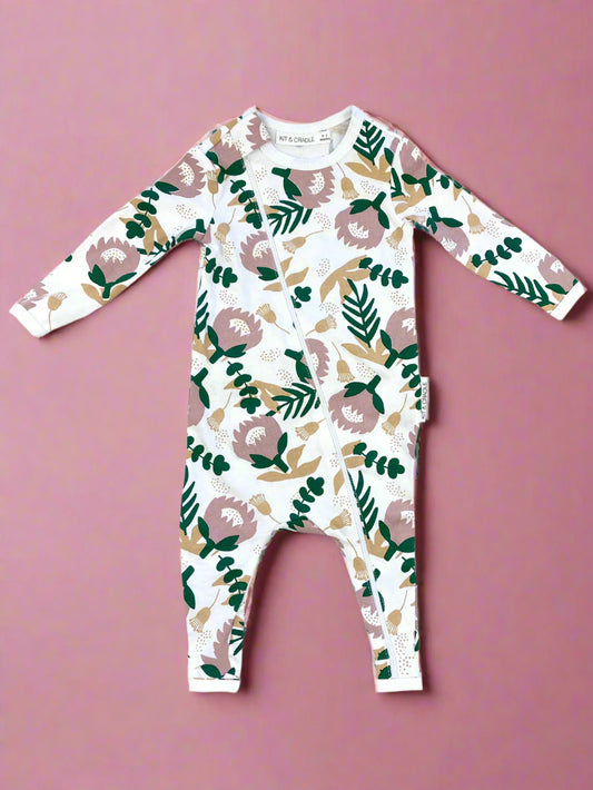 SALE Organic Full Bodysuit - Protea