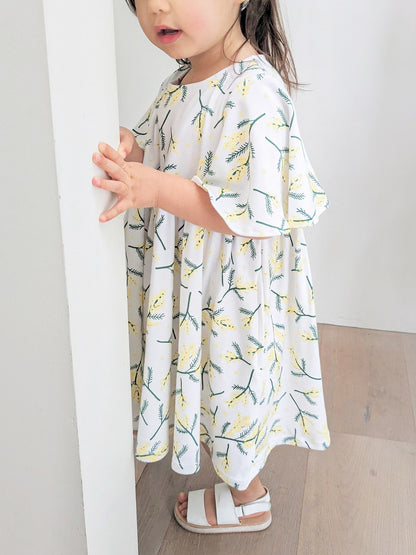 We Fly High Dress - Wattle