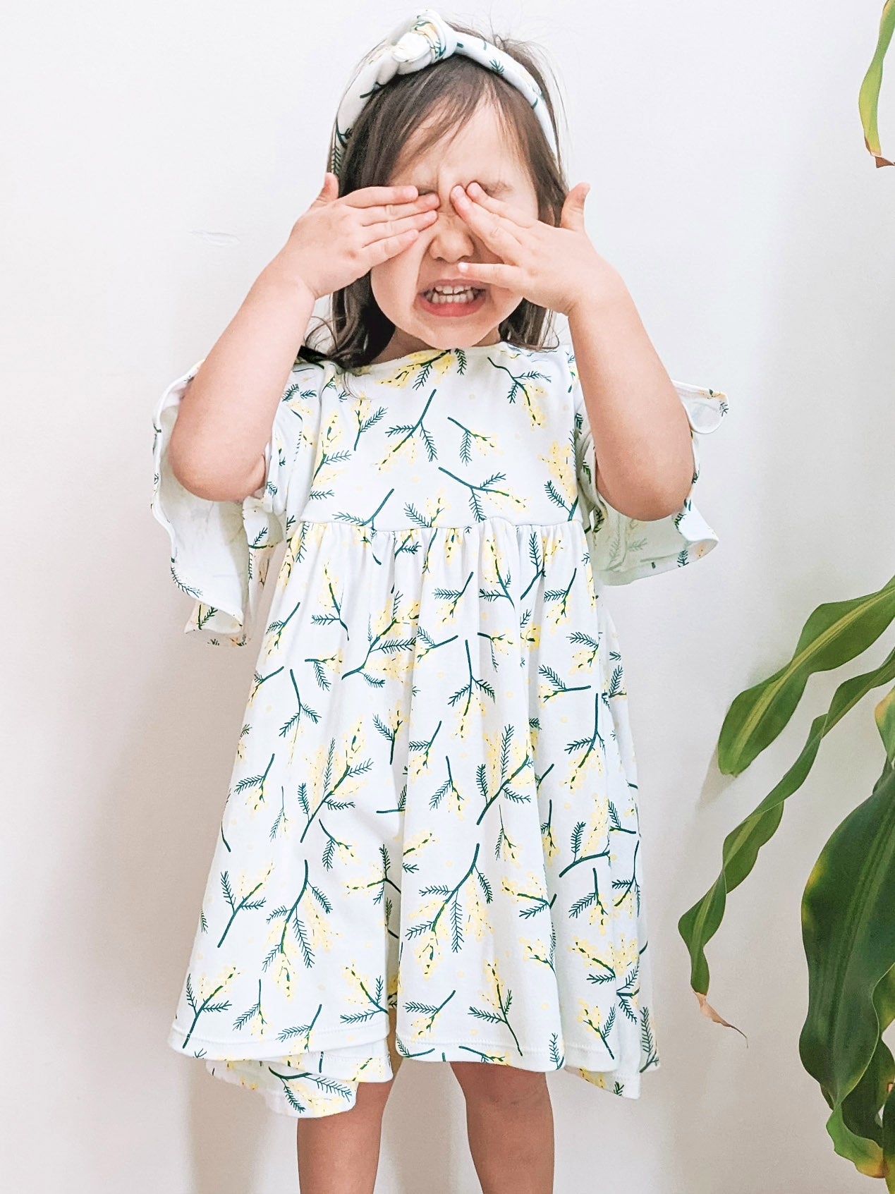 We Fly High Dress - Wattle