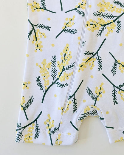 Short Sleeve Romper - Wattle