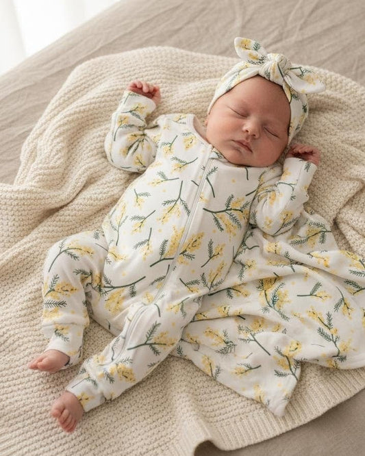 Organic Full Bodysuit - Wattle