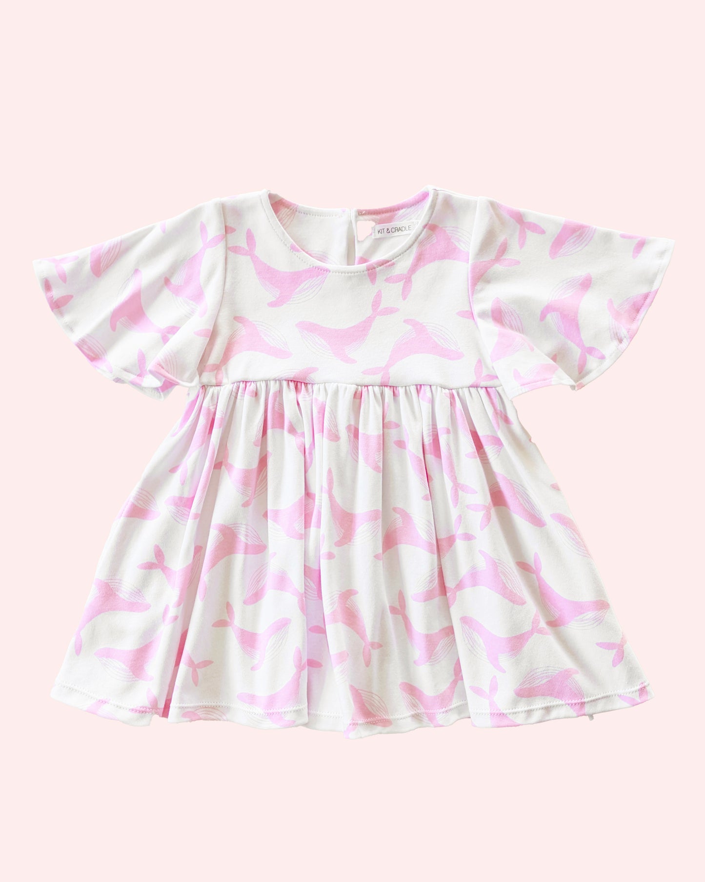 We Fly High Dress - Pink Whale