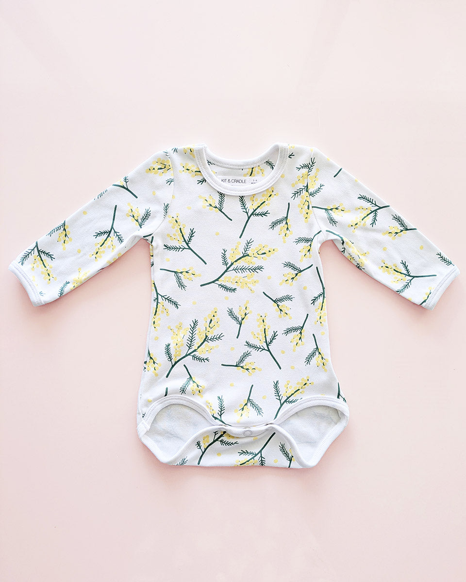 Long Sleeve Bodysuit - Wattle