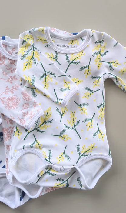 Long Sleeve Bodysuit - Wattle