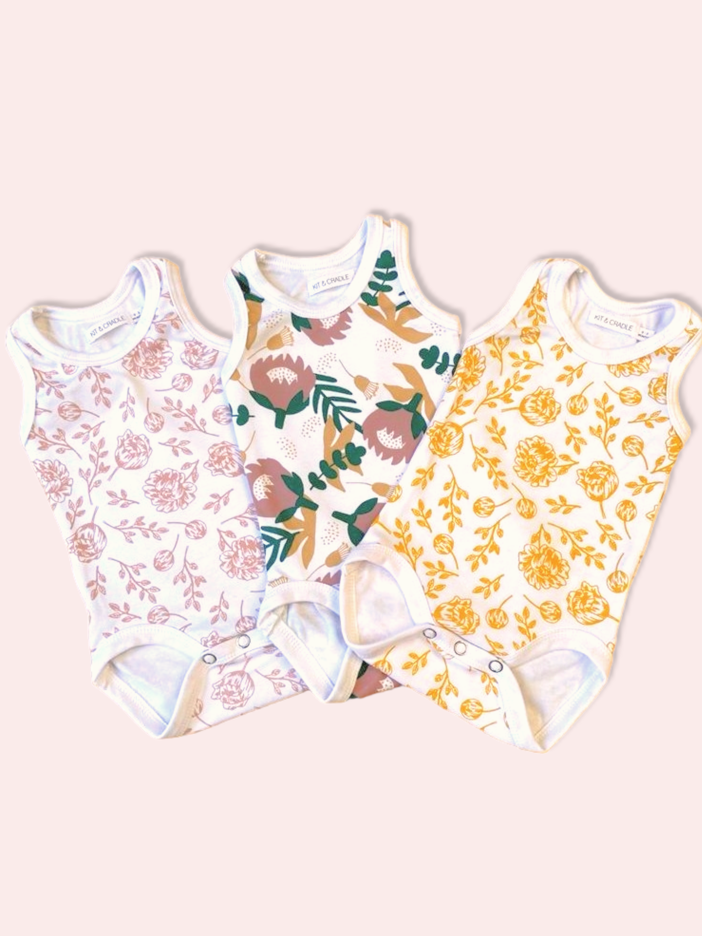 Triple Pack - Singlet Bodysuit Bundle for Girls