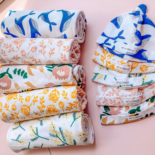 Newborn Beanie - Protea