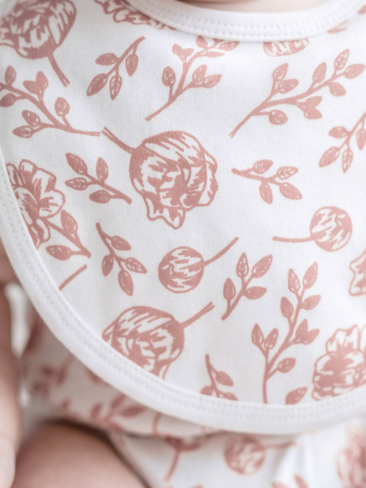 Baby Bib - Blush Peony