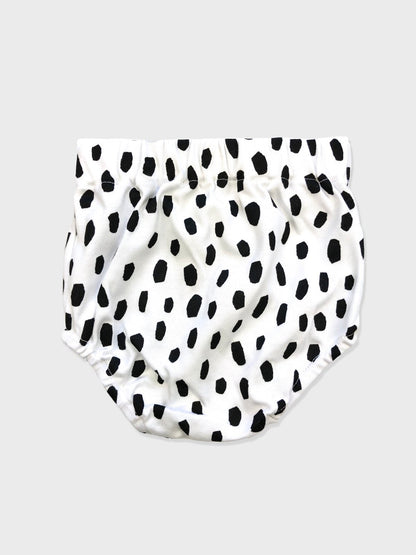 Black Dalmatian Baby Bloomers Kit & Cradle