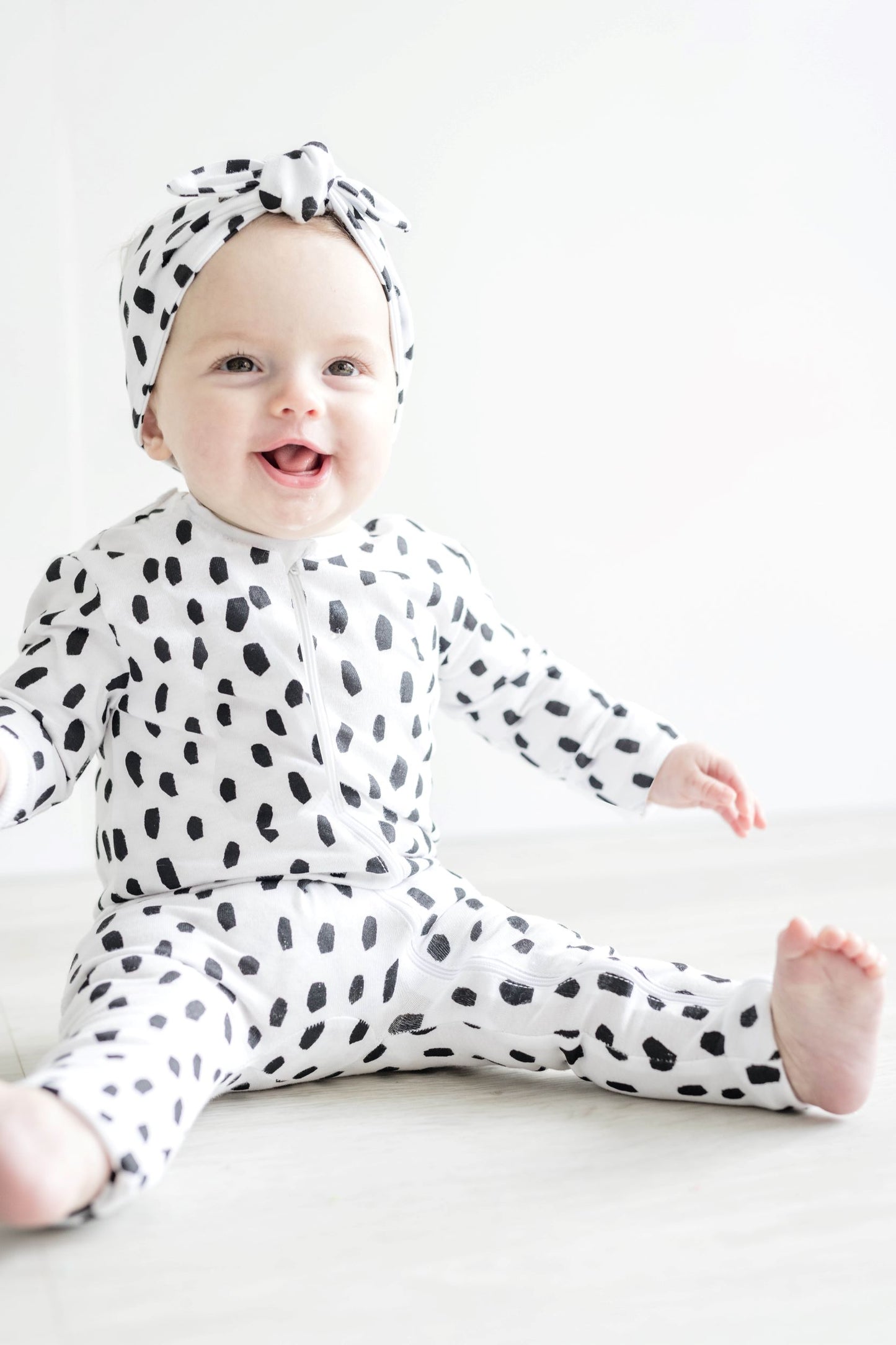 Organic Full Bodysuit - Black Cheetah