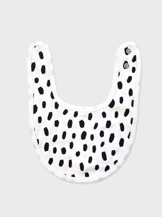 Black Dalmatian Baby Bib Kit & Cradle