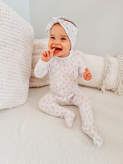 Knot Headband - Blush Cheetah