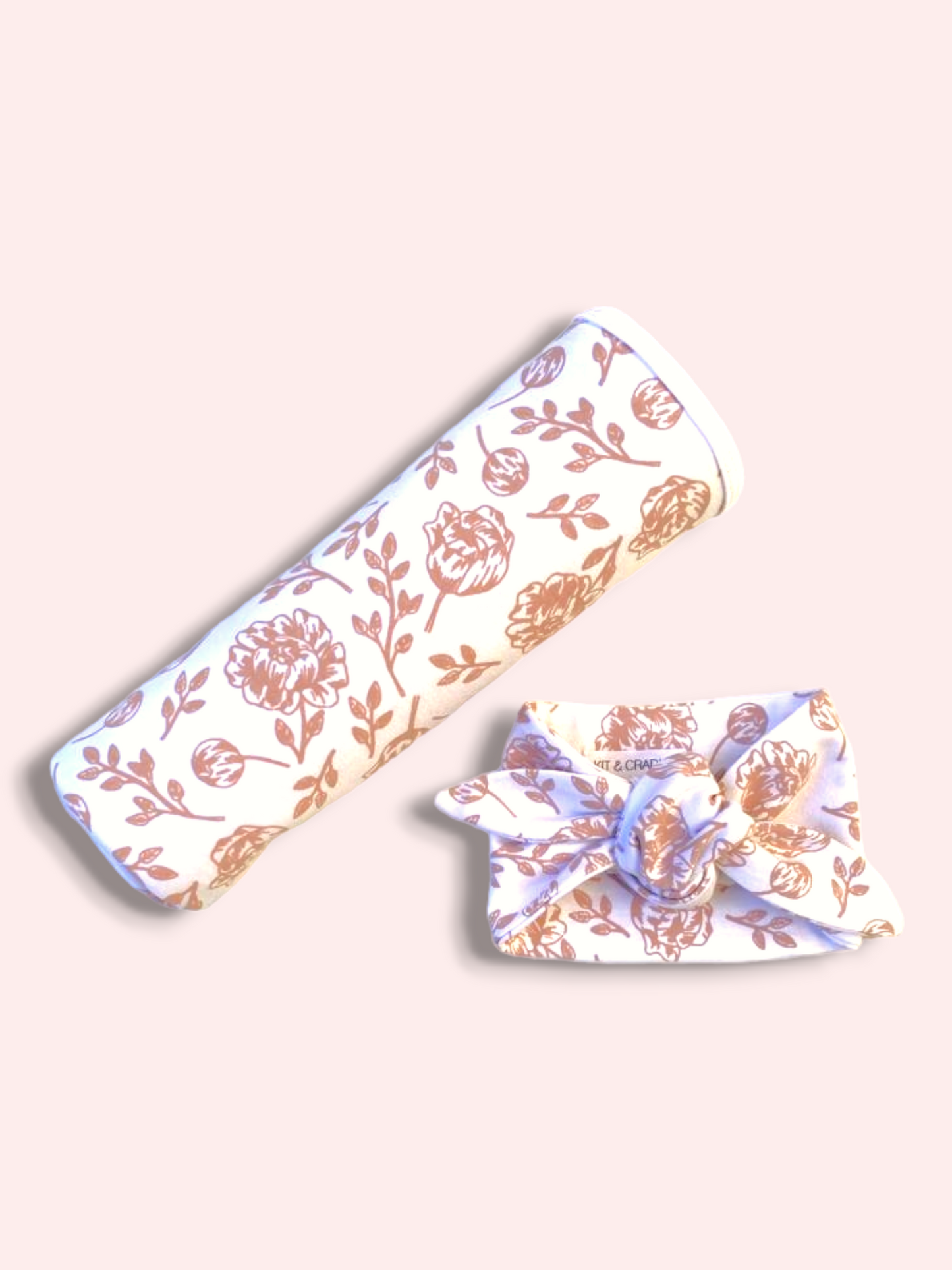 New Arrival Set with Headband - Blush Peony
