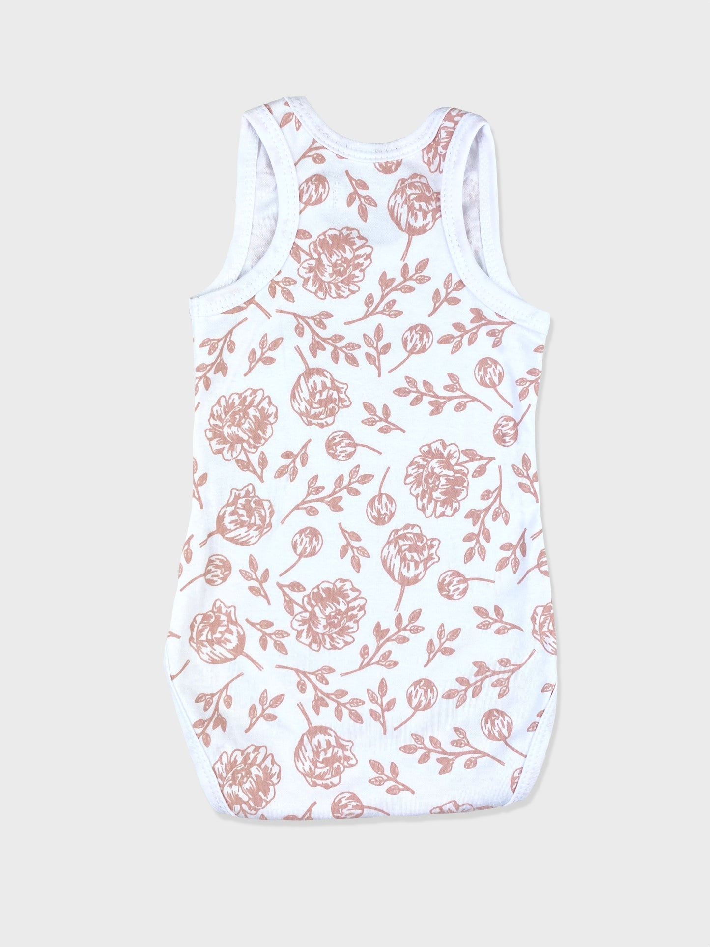 Blush Peony Baby Bodysuit Kit & Cradle