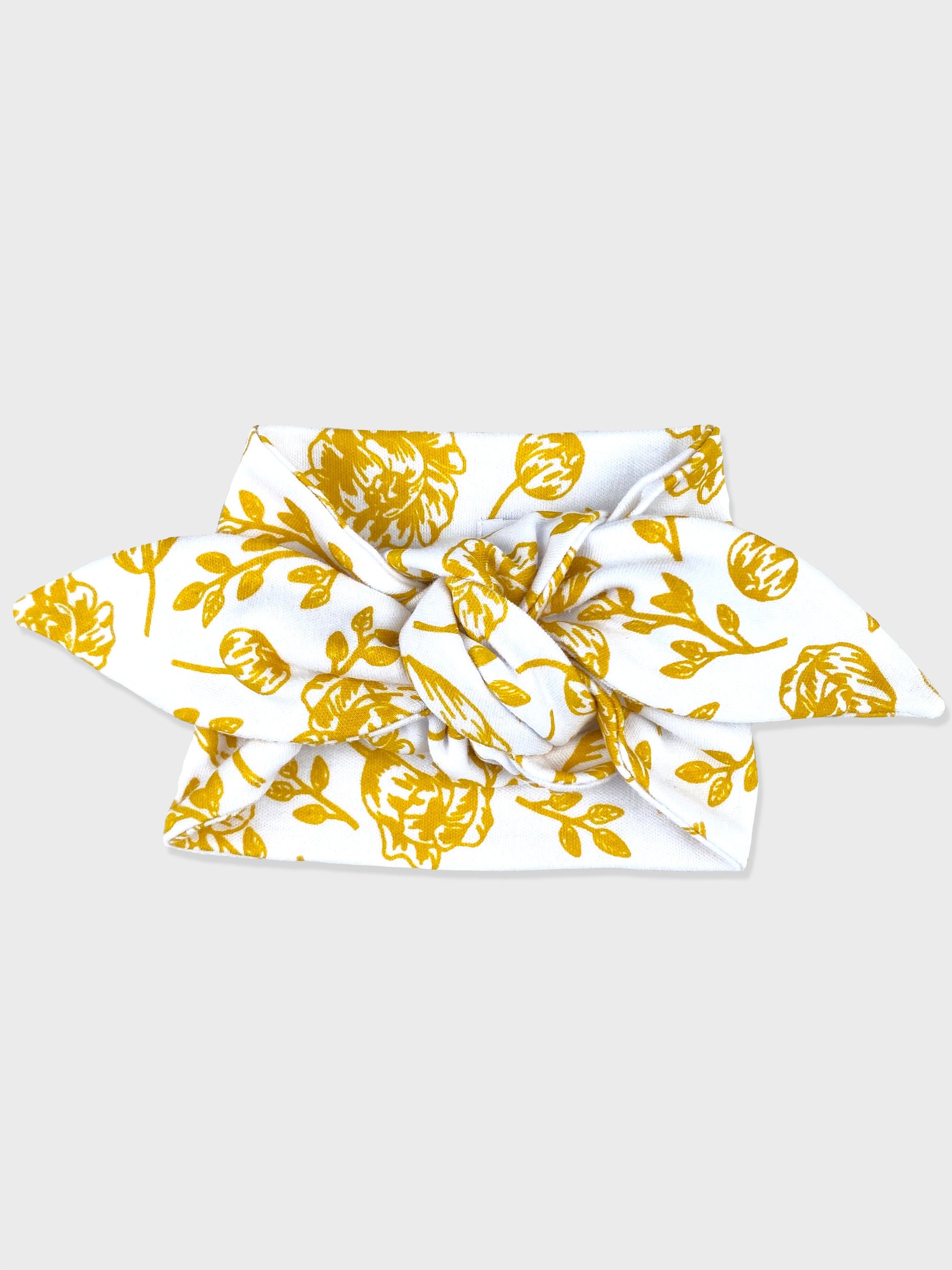 Golden Peony Baby Knot Headband Kit & Cradle