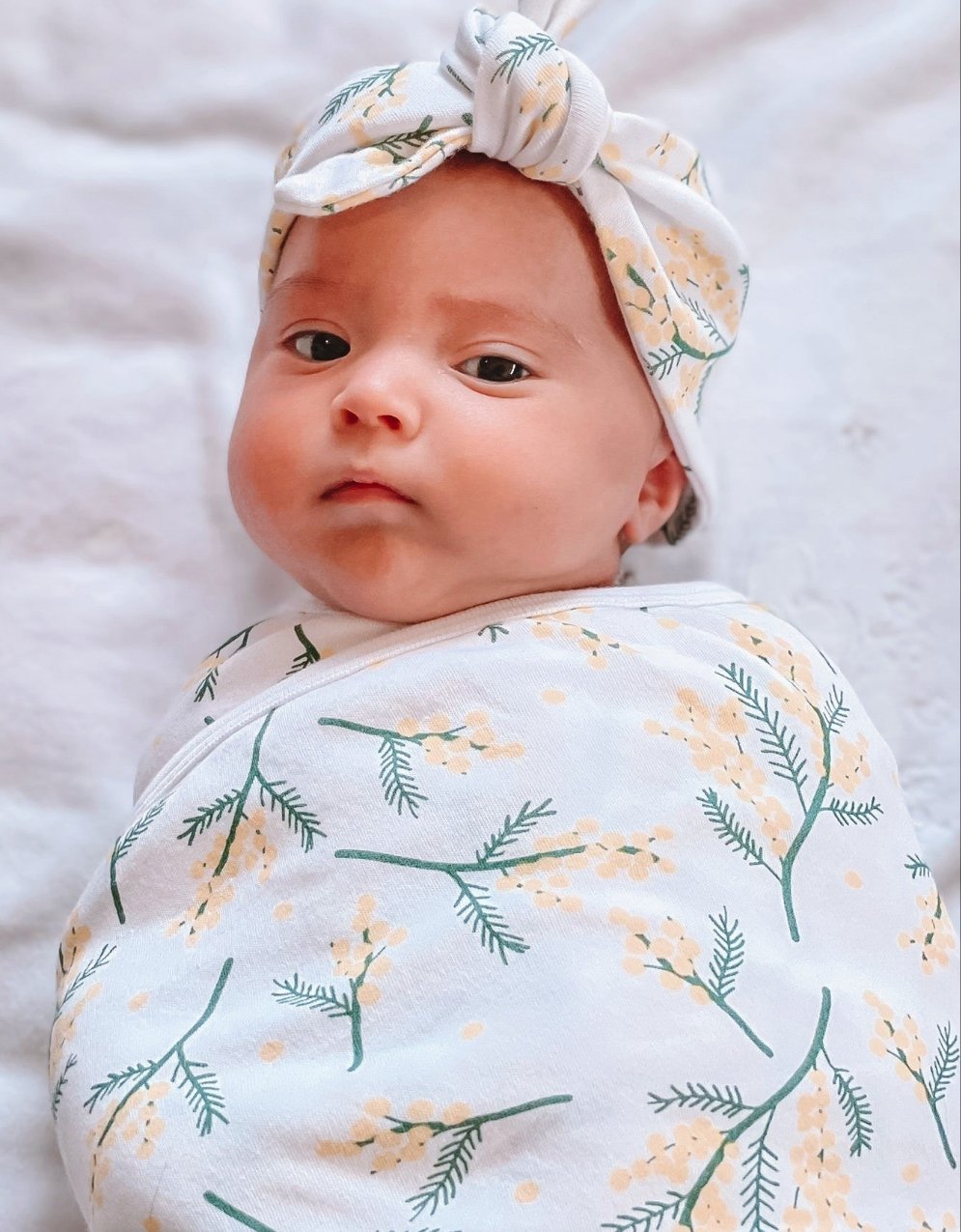 Organic Baby Blanket - Wattle