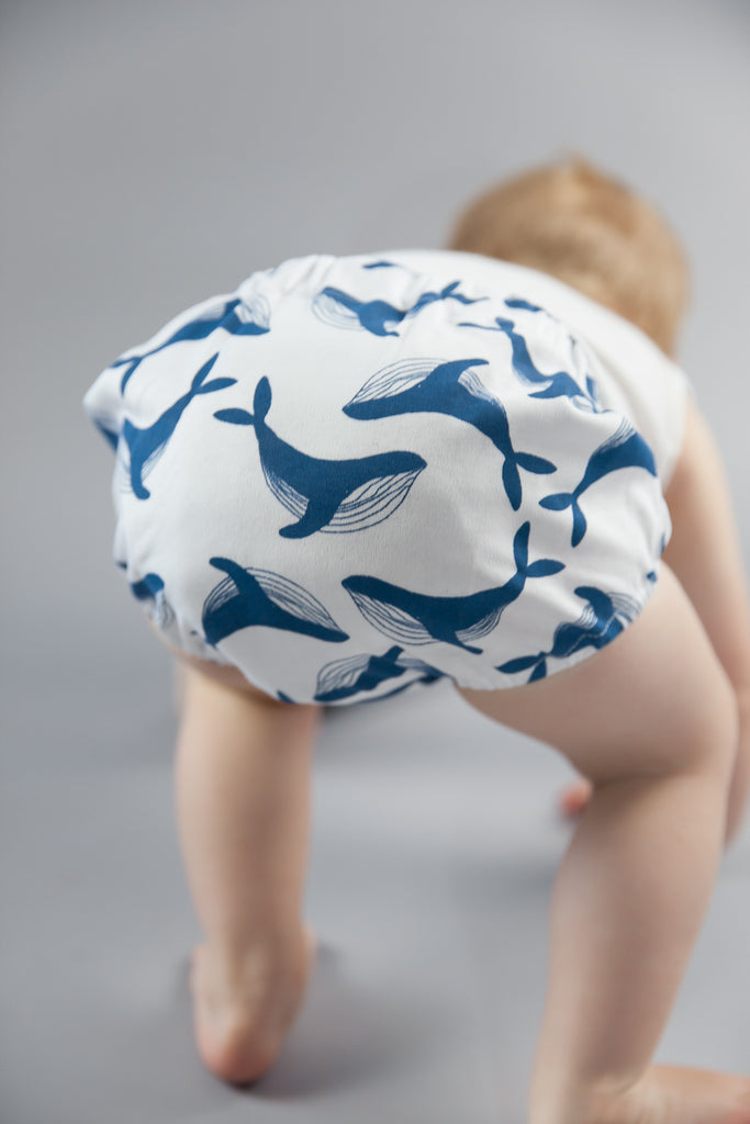 Whale Baby Bloomers Kit & Cradle