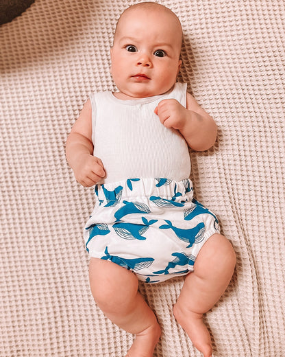 Bib & Bloomers Set - Whale