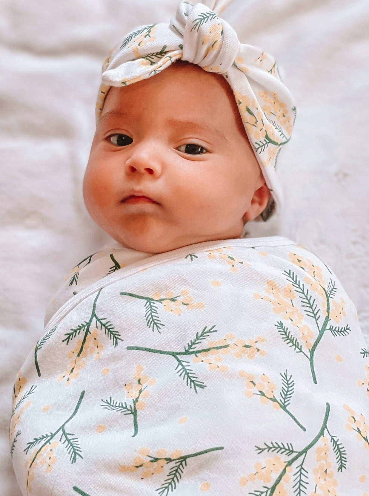 Wattle baby headwrap