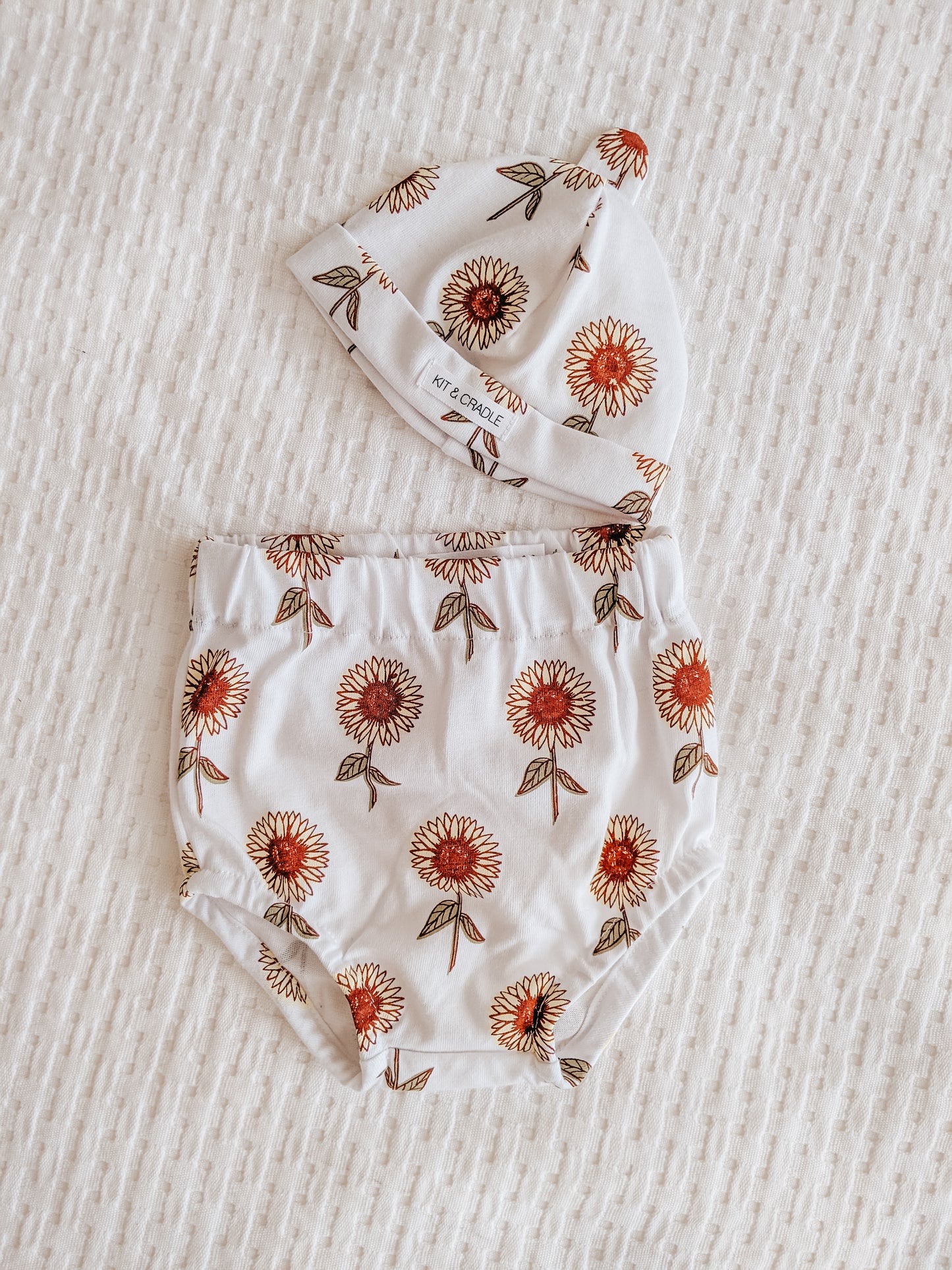 Newborn Beanie - Sunflower