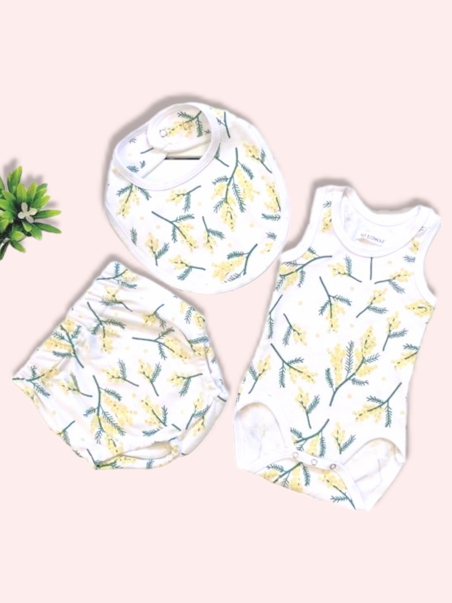 Singlet & Bloomers Set - Wattle