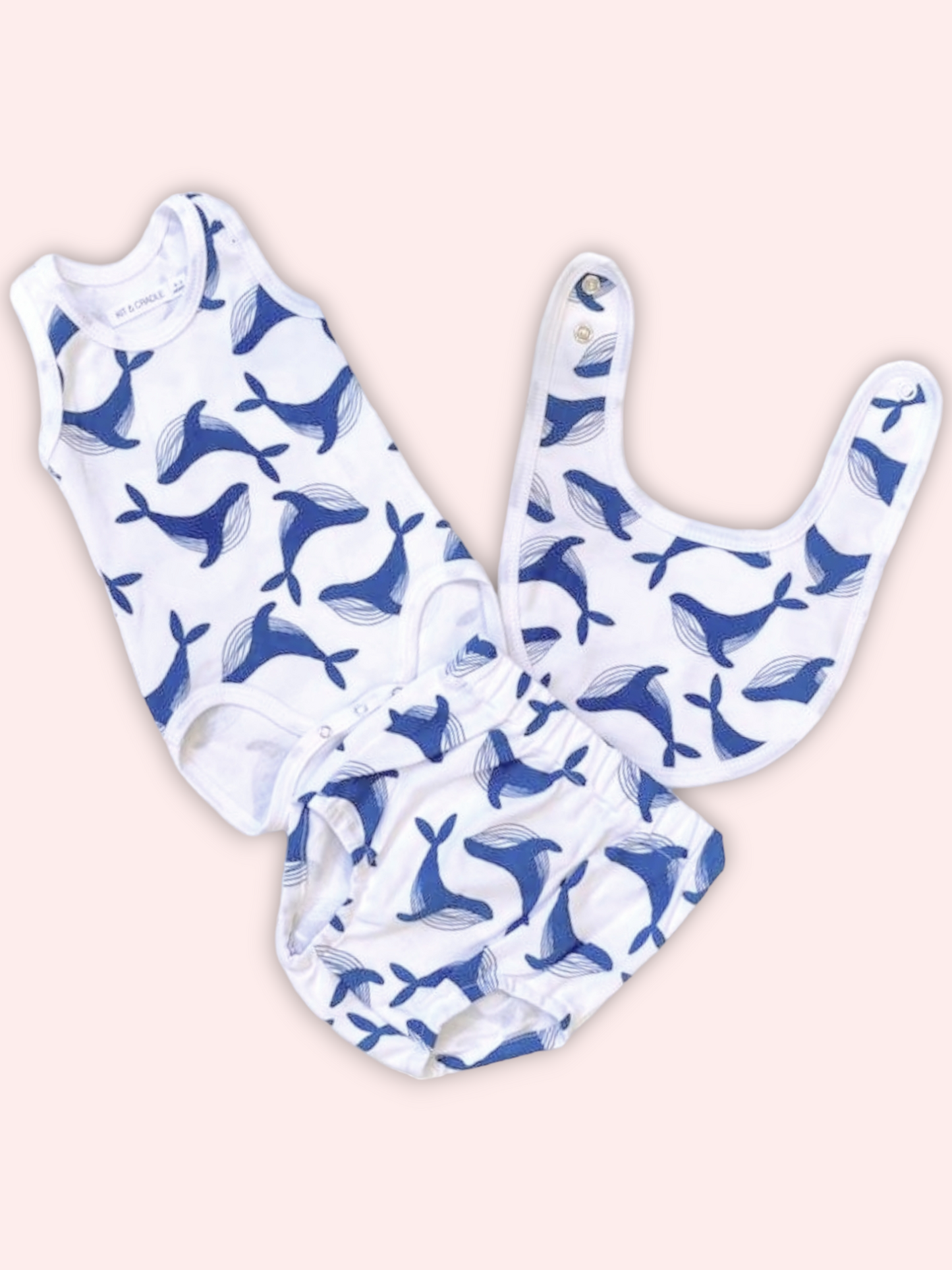 Singlet & Bloomers Set - Whale