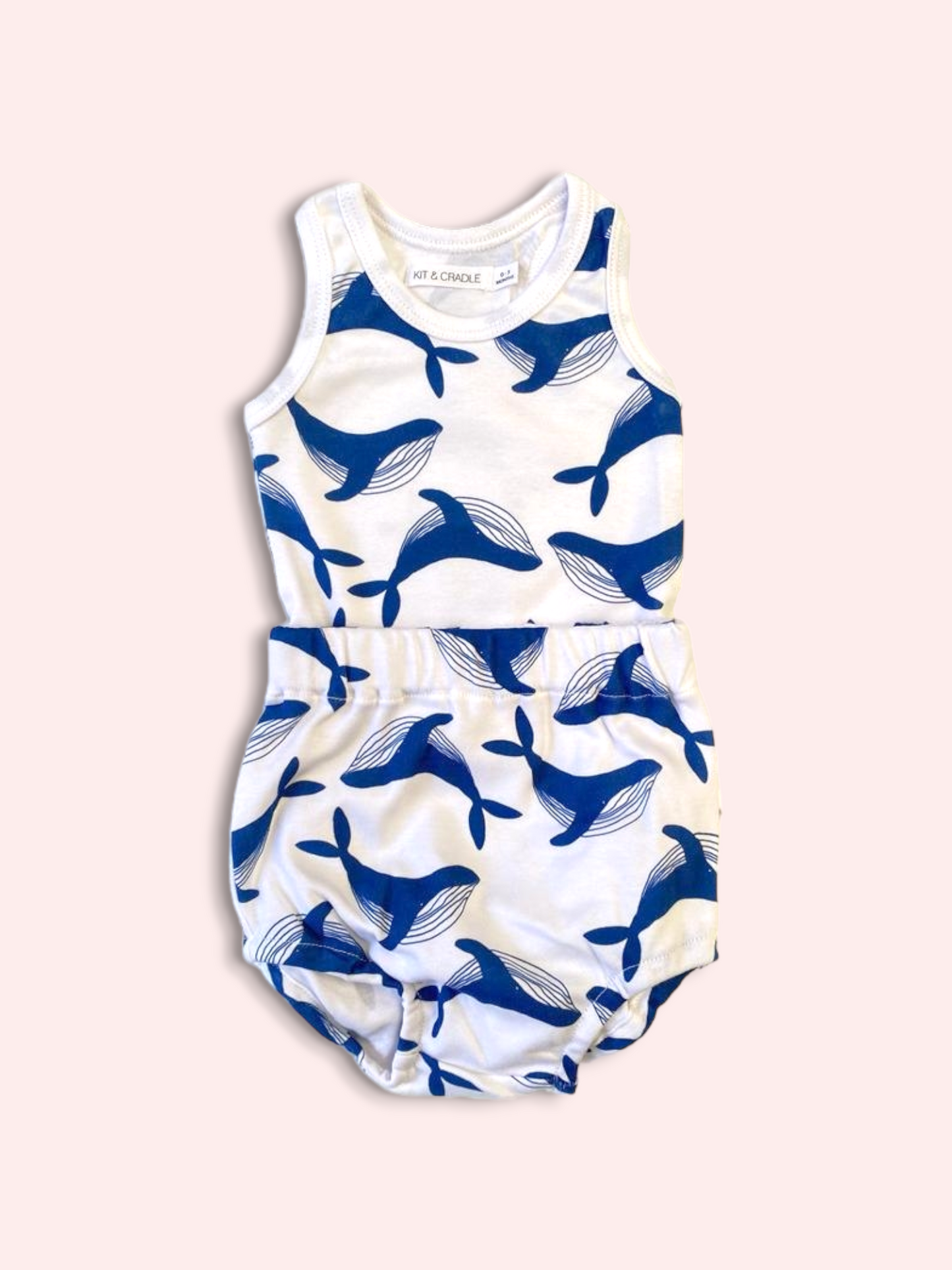 Singlet & Bloomers Set - Whale