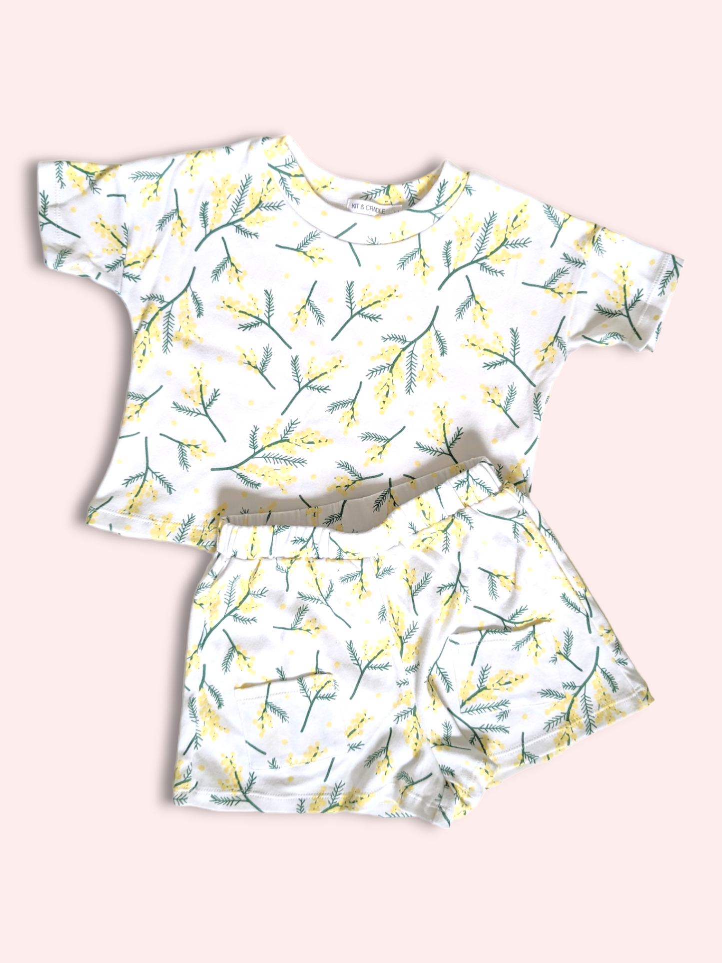 Tee & Shorts Set - Wattle