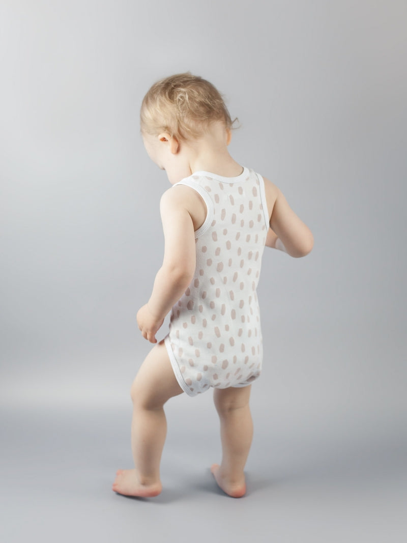 Pink Dalmatian Singlet Bodysuit Kit & Cradle