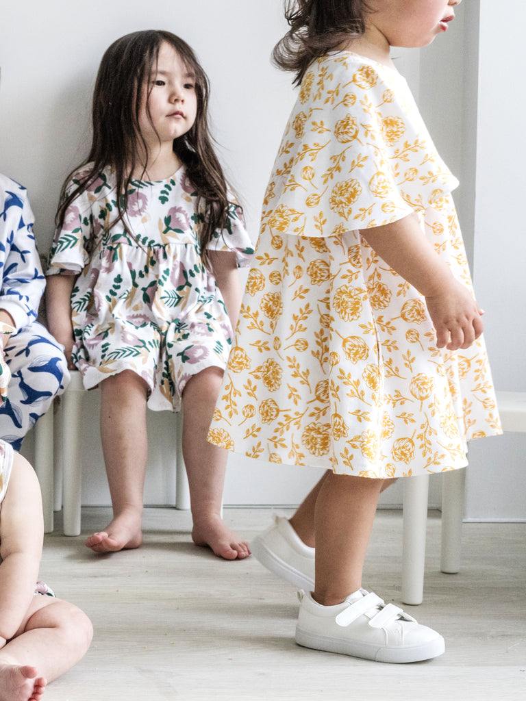 Printed pretty dresses for toddlers